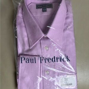 Paul Fredrick Pink Men's Dress Shirt
